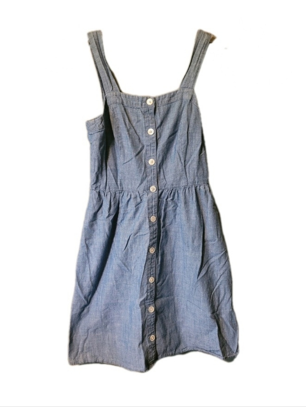 J. Crew Dress Blue Chambray Womens Size 0 Tomato Girl Soft Girl